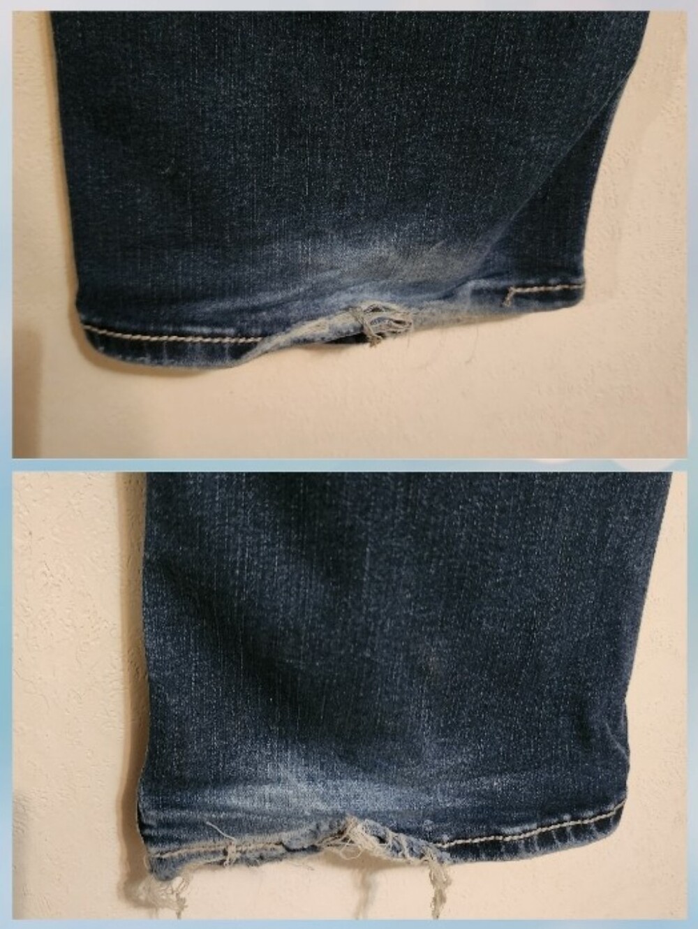 Rock Revival Tansy Mid-Rise Curvy Boot Jeans Size 30, Inseam 34" Hem Wear, Spot - Picture 4 of 12